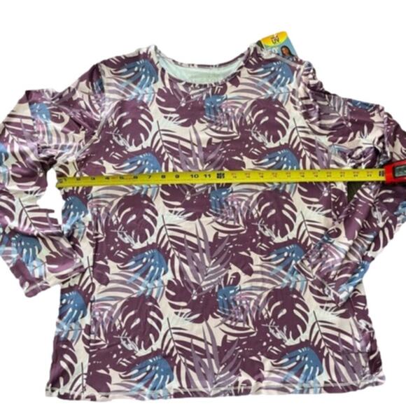 32 Degree's Women's Sun Tee Long Sleeve Purple Size XL NWT - Picture 3 of 8